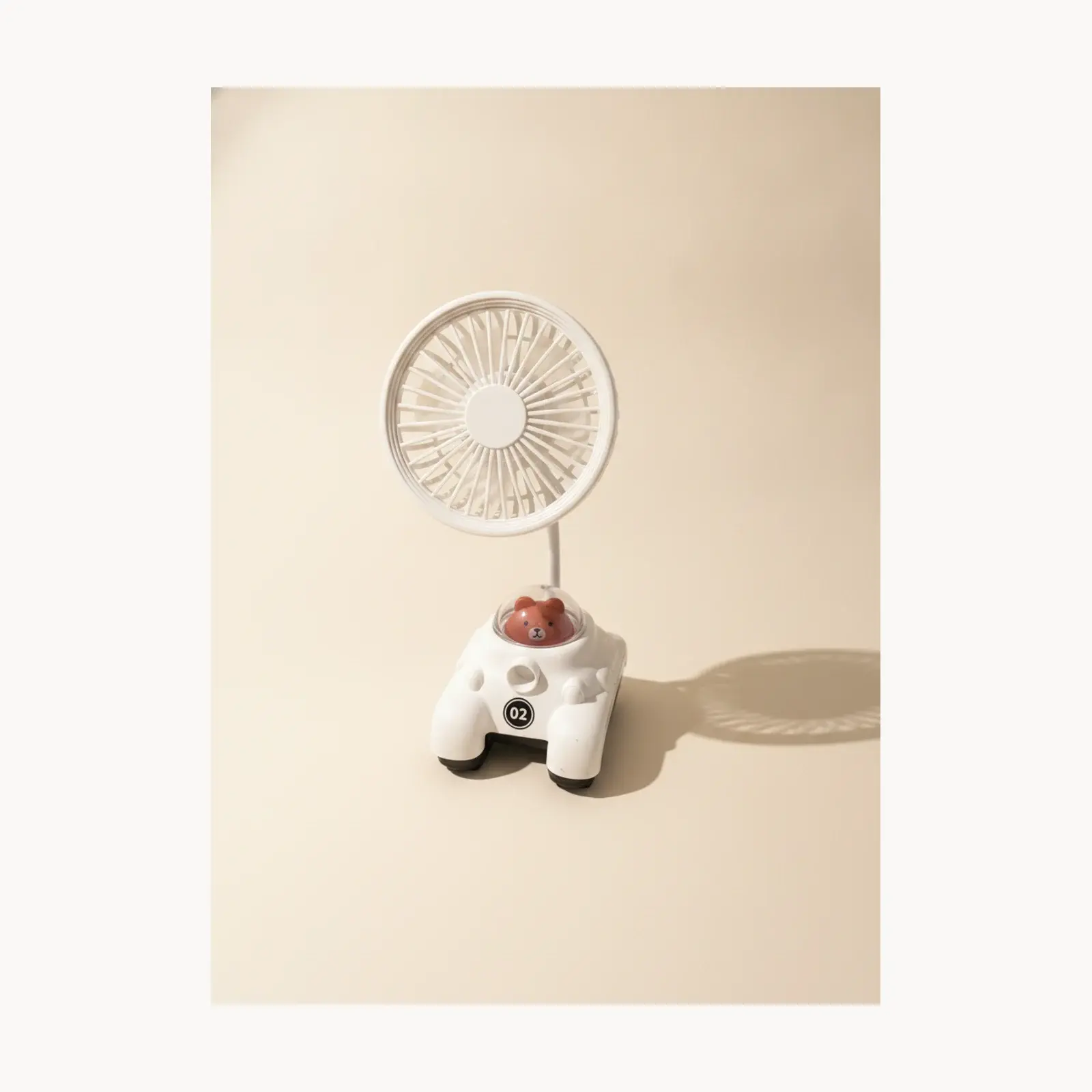 Bear Racer Desk Fan 🐻🏎️