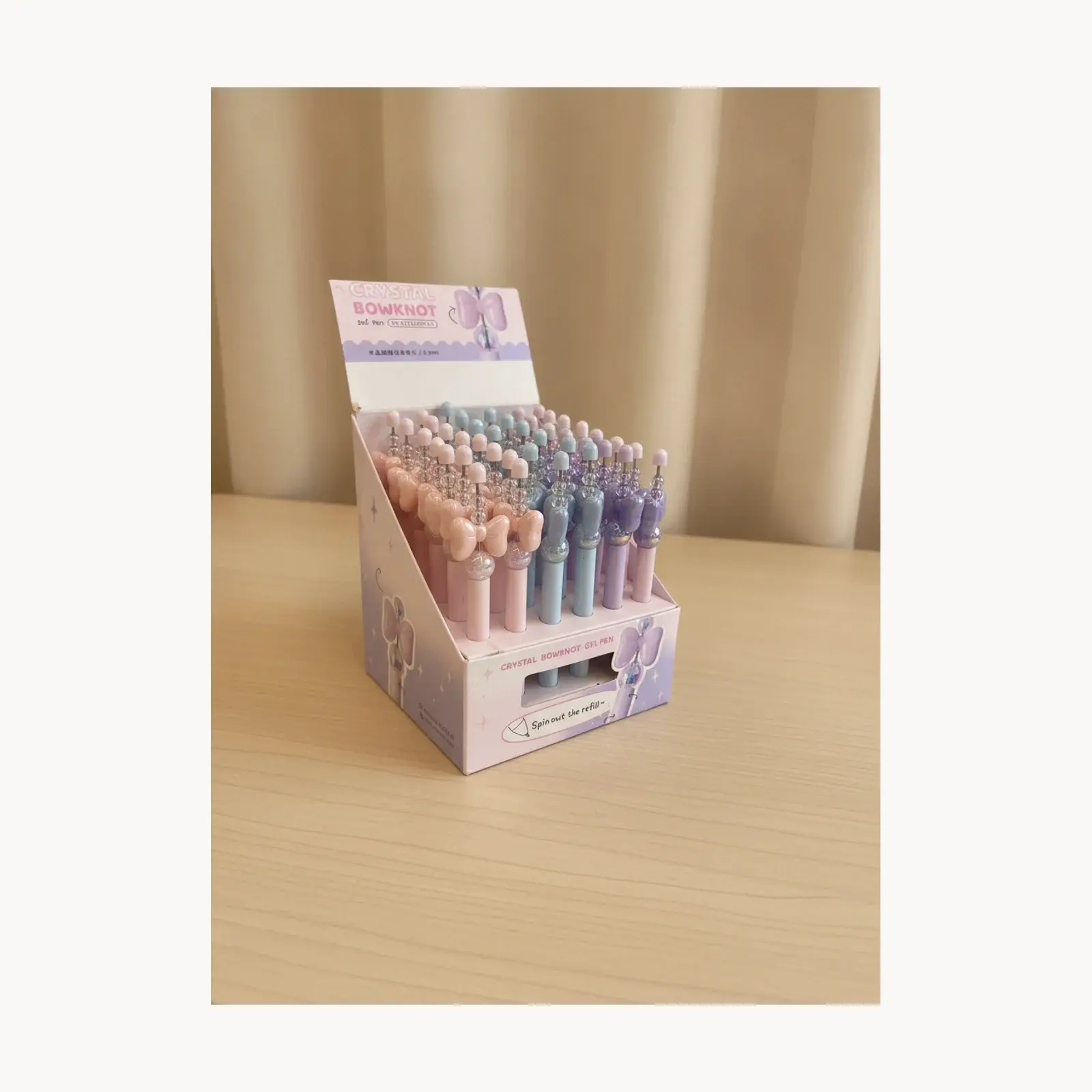 🎀 Crystal Bowknot Gel Pen