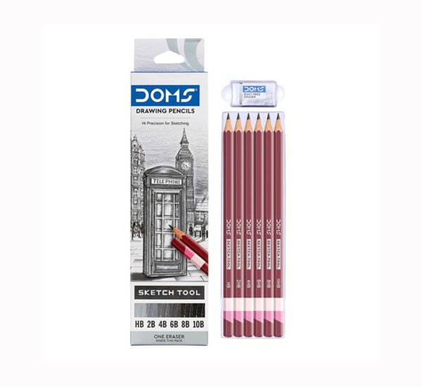 DOMS Drawing Pencil Set of 6