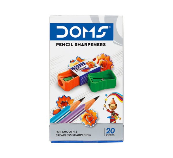 DOMS Pencil Sharpener 20 Pcs Pack