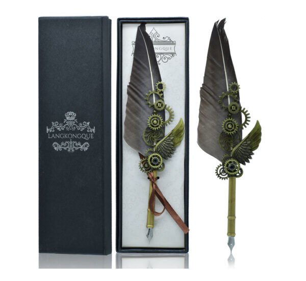 Feather Fountain Pen Gift Set With Box