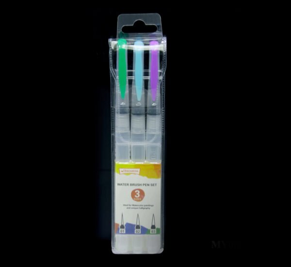 Water Brush Paint Pen Set Of 3Pcs