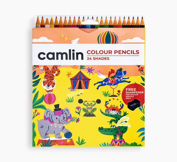 Camlin Colour Pencils 24 Shades