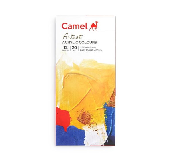 Artist Acrylic Colours 12 Shades 20ml Pack of 1 Set