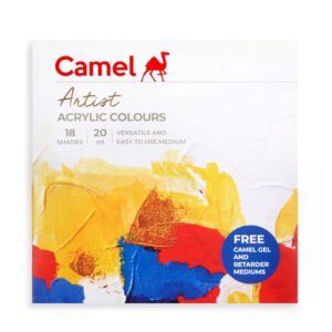 Camel Artist Acrylic colors - 18 Shades, 20ml, Multicolor