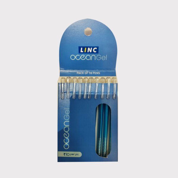 Linc Ocean Classic Gel Pen, Blue, 10 pcs