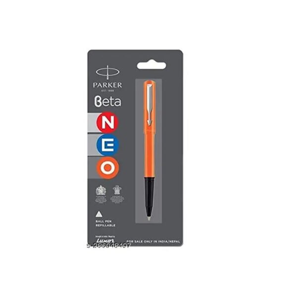 PARKER Beta Neo Fountain Pen with Gift Bag.(Pen Body Colour Orange) Fountain Pen  (Ink Color - Blue)