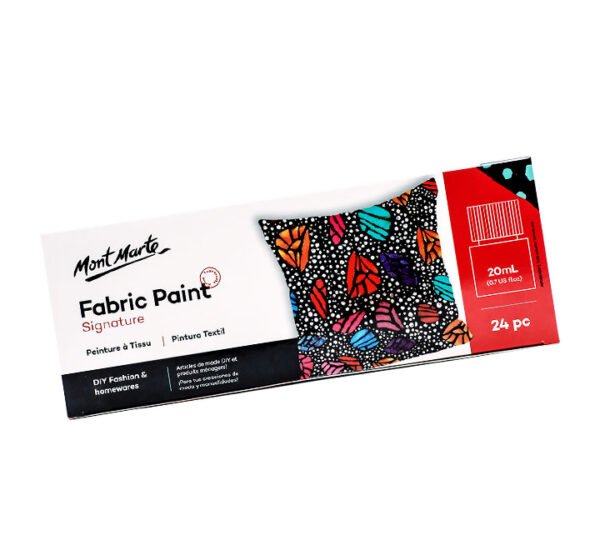 Mont Marte Fabric Paints Pack Of 24