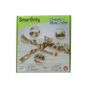 Smartivity Chain Reaction Colliding Dominoes STEM Educational DIY Fun Toys, Educational & Construction based Activity Game for Kids 8 to 14, Gifts for Boys & Girls, Made in India, Multicolour