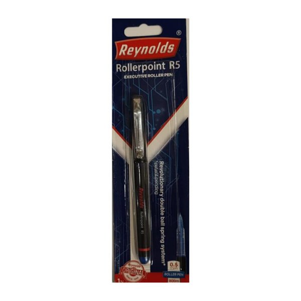 Reynolds R7 RollerBall Pen SET - 1 PEN BLUE | Roller PEN WITH COMFORTABLE GRIP | BLUE ROLLER BALL PENS FOR WRITING | PEN FOR PROFESSIONALS | 0.7 mm TIP SIZE