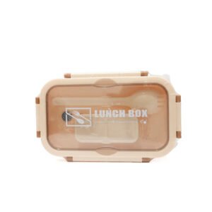 Lunch Box, Large Capacity, 1 Tier, Lightweight, Divided Lunch Box